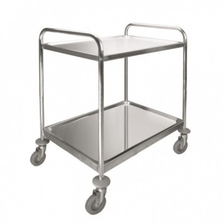 CARRO SERVICIO DESMONTABLE 2 BANDEJAS 80 DE LACOR 80 CM