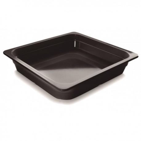 CUBETA GN MELAMINA NEGRA 2/3 DE LACOR 176X162X65 MM