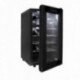 Armario refrigerador eléctrico negro 48L de 18 botellas.