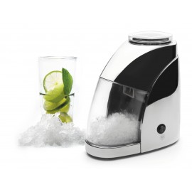 Moedor de gelo com lâmina de aço inoxidável.