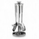 Juego de cocina 5 piezas pie giratorio. (inox 18/10)