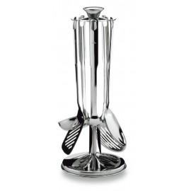Cozinha definir 5 peças pé giratório. (inox 18/10)