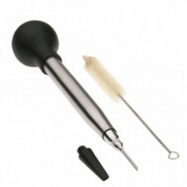 Pipete de molho em aço inoxidável de decoração