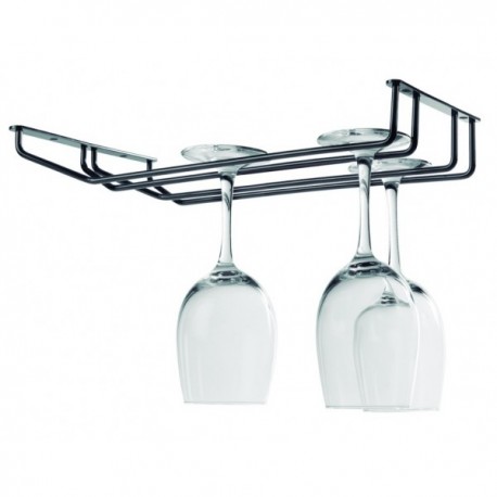 SOPORTE DE COPAS BLACK DE 2 FILAS DE LACOR 34x20 CM