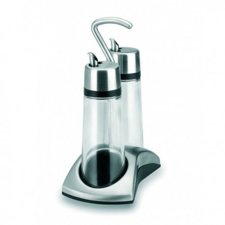 VINAGRERA LUXE 2 PIEZAS CON SOPORTE DE LACOR 170 ML