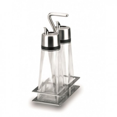VINAGRERA HIPERLUX 2 PIEZAS CON SOPORTE DE LACOR 200 ML