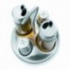 VINAGRERA LUXE 4 PIZAS CON SOPORTE DE LACOR 170-30 ML