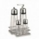 VINAGRERA HIPERLUX 4 PIEZAS CON SOPORTE DE LACOR 200-35 ML