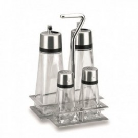 Vinegrera Hyperle 4 peças com suporte a lacor de 200-35 ml