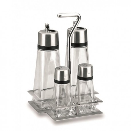 Vinegrera Hyperle 4 peças com suporte a lacor de 200-35 ml