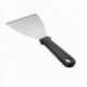 Espátula plancha mango solido inox.