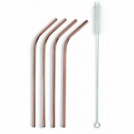 Definir 4 pijillas + pincel de cobre lacor