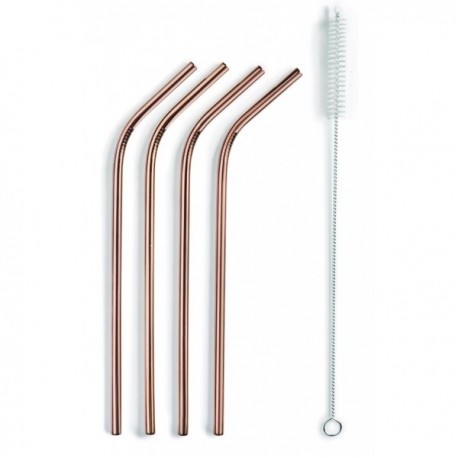 Definir 4 pijillas + pincel de cobre lacor