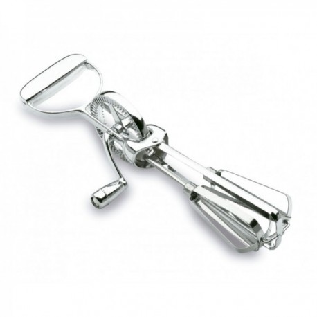 Batidor manivela inox 18% Cr.(inox)