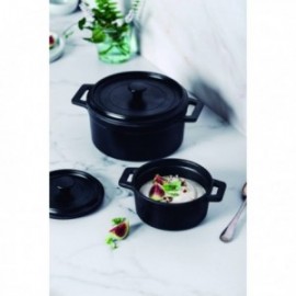 Mini-Cocotte Black Melamine sem uma tampa lacor 9 cm