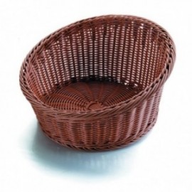 Cesta de pão redondo marrom lacor
