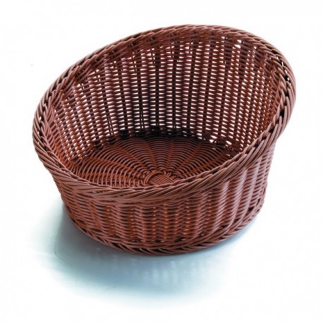 Cesta de pão redondo marrom lacor