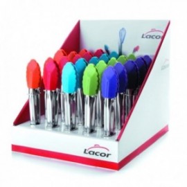 Caixa de exibição 25 pcs silicone grampos