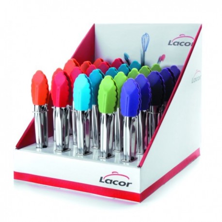 Caixa de exibição 25 pcs silicone grampos
