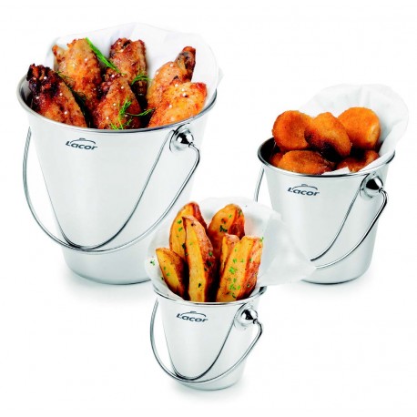 Mini Cubos de Acero Inoxidable.