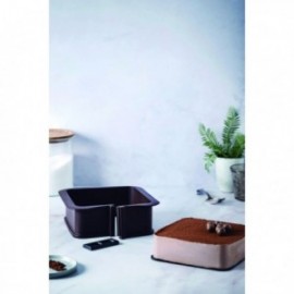 Mofo de silicone removível de lacor quadrado