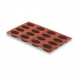 Molde de silicone oval 16 cavidades lacor