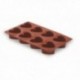 Molde de silicone 8 cáries lacor
