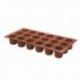 Molde de silicone mini bordelais 15 cavidades de lacor