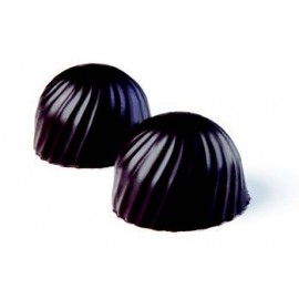 Moldes de chocolate esférico.