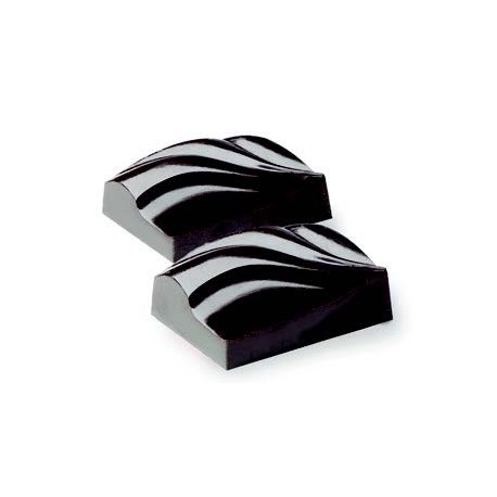 Moldes para fazer chocolate ondulado chocolate.