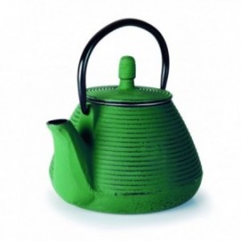 Modelo de bule de ferro fundido verde de lacor 0,8 litros