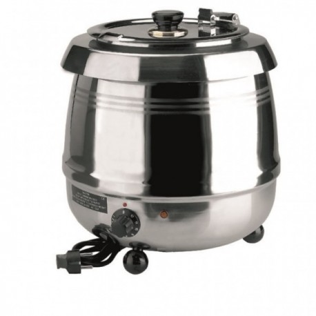 OLLA CALENTADOR SOPA ELÉCTRICO INOXIDABLE 10 LTOS DE LACOR