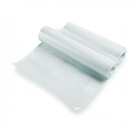 Pacote 2 bobinas de plástico em conservação vazia 22+28cm-5m