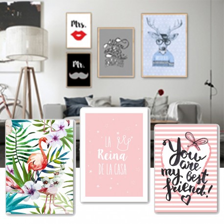 Láminas Decorativas Impresión Ecológica