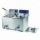 FREIDORA ELÉCTRICA DOBLE CON GRIFO PROFESIONAL DE LACOR