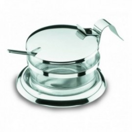 Contêiner de cristal para o parmesão de lacor