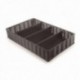 CUBERTERO 4 COMPARTIMENTOS RATTAN PP DE LACOR 53X32.5 CM