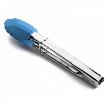 PINZA SILICONA AZUL DE LACOR 18 CM