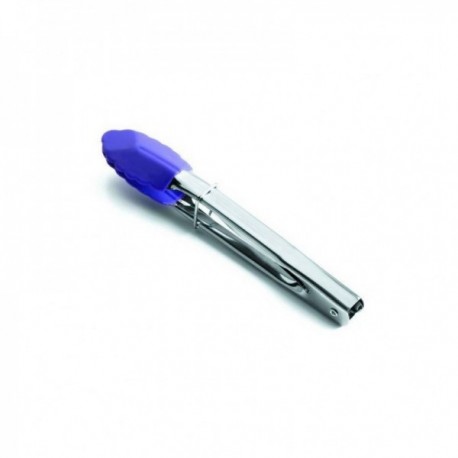 PINZA SILICONA MORADA DE LACOR 18 CM