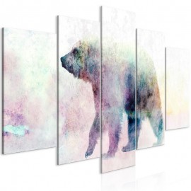 Quadro - Lonely Bear (5 Parts) Wide