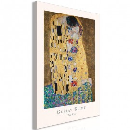 Quadro - Gustav Klimt - The Kiss (1 Part) Vertical