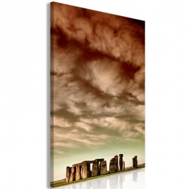 Cuadro - Clouds Over Stonehenge (1 Part) Vertical