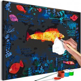 Quadro pintado por você - Paul Klee: Goldfish
