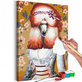 Quadro pintado por você - Ginger Dog