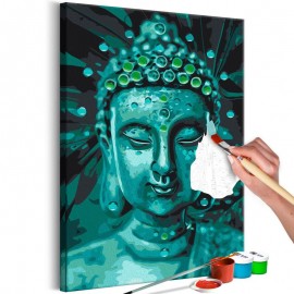 Quadro pintado por você - Emerald Buddha