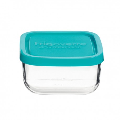 Tupper de cristal Frigoverre de tapa azul