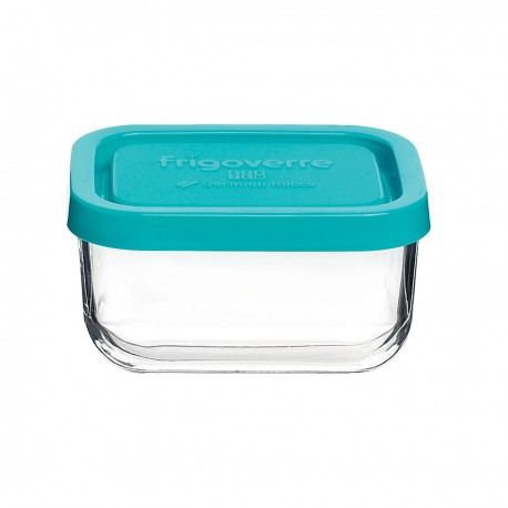 recipiente de cristal Frigoverre de tapa azul