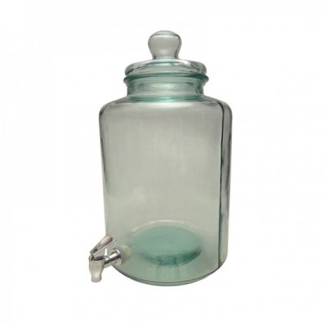 TARRO 39 CM. 6 L. CILINDRICO CON TAPA Y GRIFO