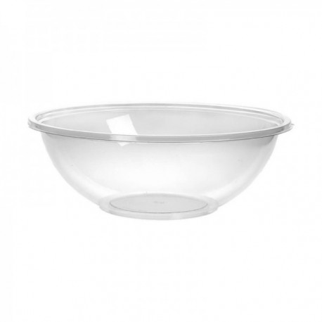 PACK 60 BOWL REDONDO 18 CM. 100 CLS. PET TRANSP.