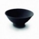 BOL CÓNICO MELAMINA SERIE BLACK DE LACOR 17x7 CM